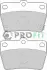Колодки тормозные, комплект PROFIT 50001531C (фото 1)