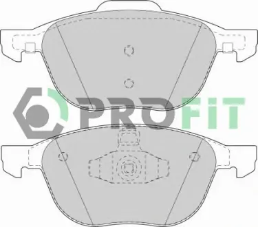 Комплект тормозных колодок, дисковый тормоз PROFIT 50001594C