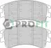 Комплект тормозных колодок, дисковый тормоз PROFIT 50001619C (фото 1)