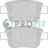 Комплект тормозных колодок, дисковый тормоз PROFIT 50001649C (фото 1)