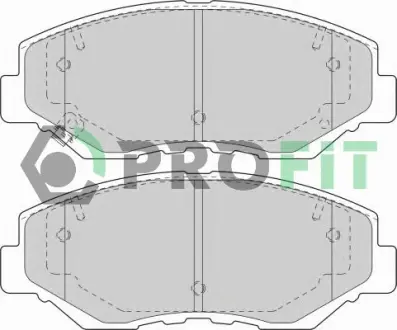 Комплект тормозных колодок, дисковый тормоз PROFIT 50001658C