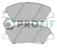 Комплект тормозных колодок, дисковый тормоз PROFIT 50002018C (фото 1)