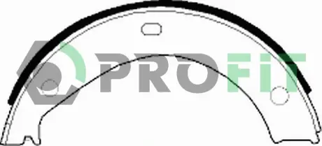 Колодки гальмівні барабанні PROFIT 50010272