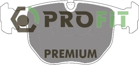 Колодки гальмівні дискові PROFIT 50050997