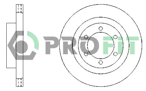 Тормозной диск PROFIT 50100444 (фото 1)