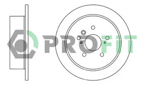 Тормозной диск PROFIT 50101545
