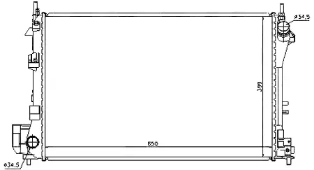   РАДИАТОР (МКПП) (+/-A/C) PROFIT PR5079A4