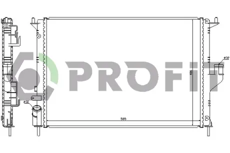   РАДИАТОР (МКПП) (+A/C) PROFIT PR6037N5