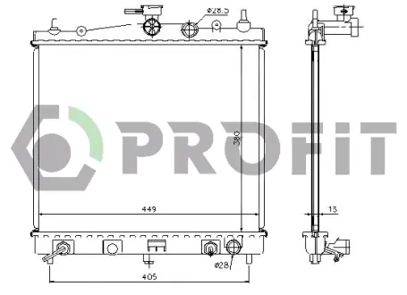   РАДИАТОР PROFIT PR6055A1