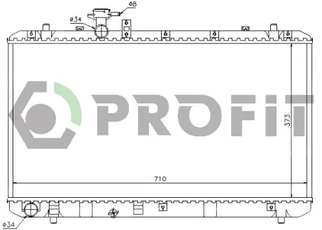   РАДИАТОР (МКПП) PROFIT PR7052N2