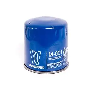 Фильтр масляный, накручиваемый. Фільтр масляний, накручуваний. Oil filter, Spin-On ПРОМБИЗНЕС M001