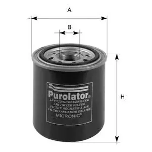 Oil filter Spin-On, Фильтр масляный, накручиваемый PUROLATOR L37359