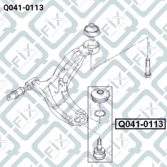 Опора кульова Q-FIX Q0410113