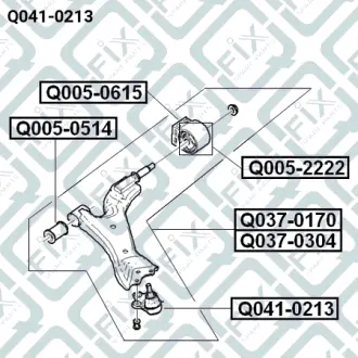 Опора кульова Q-FIX Q0410213