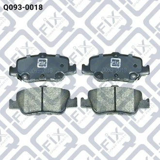 Колодки гальмівні задні дискові Q-FIX Q0930018