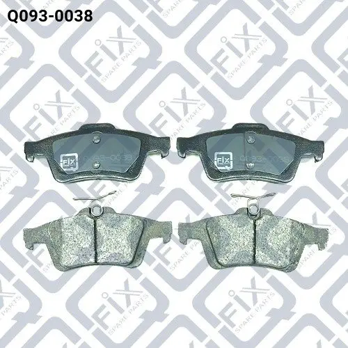 Колодки гальмівні задні дискові Q-FIX Q0930038 (фото 1)