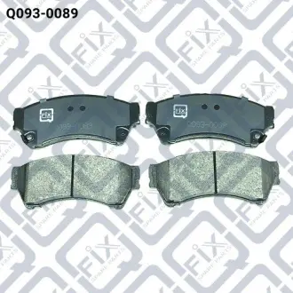 Колодки гальмівні передні дискові Q-FIX Q093-0089