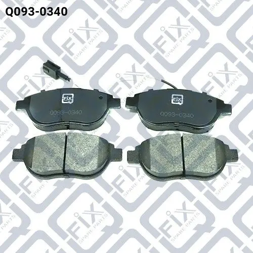 Колодки гальмівні передні дискові Q-FIX Q0930340 (фото 1)