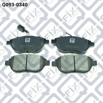 Колодки гальмівні передні дискові Q-FIX Q0930340