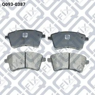 колодки гальмівні передні дискові Q-FIX Q0930387
