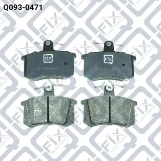 Колодки гальмівні задні дискові Q-FIX Q0930471