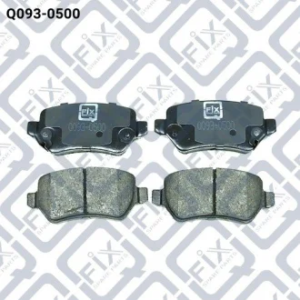 Колодки гальмівні задні дискові Q-FIX Q0930500