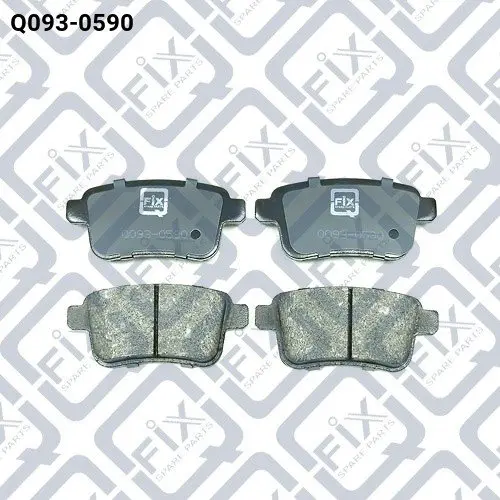 Колодки гальмівні задні дискові Q-FIX Q0930590 (фото 1)