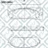Колодки гальмівні передні Toyota Lexus RX 270/350/450 09–/Highlander GSU45/GVU48/MHU48 4WD 2007–2013 Q-FIX Q0930684 (фото 1)