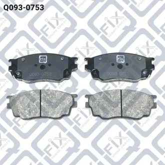 Колодки гальмівні передні дискові Q-FIX Q0930753
