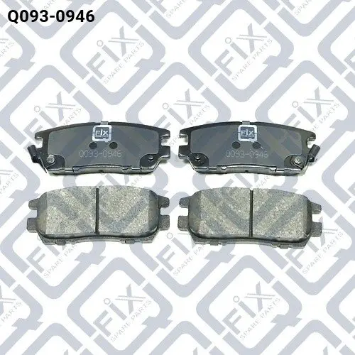 Колодки гальмівні задні дискові Q-FIX Q0930946 (фото 1)