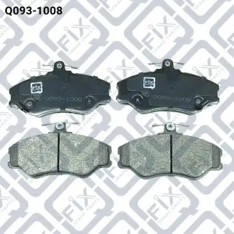Колодки гальмівні передні дискові Q-FIX Q0931008