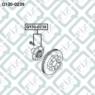 Ступица передняя Q-FIX Q1300239
