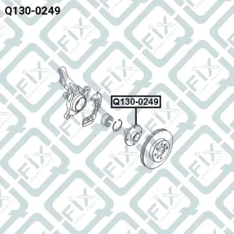Ступица передняя Q-FIX Q1300249