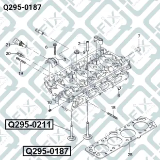 Клапан впускной Q-FIX Q2950187