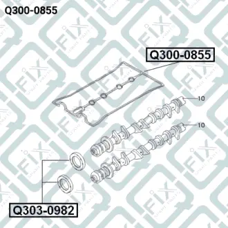 Прокладка крышки клапанов Q-FIX Q3000855