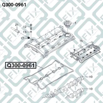 Прокладка крышки клапанов Q-FIX Q3000961