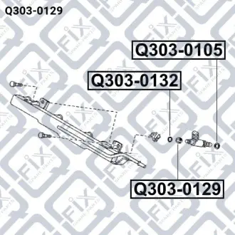 Кільце ущільнювача форсунки уприскування палива Q-FIX Q3030129