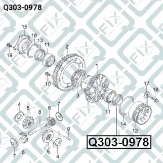 Сальник привода Q-FIX Q3030978