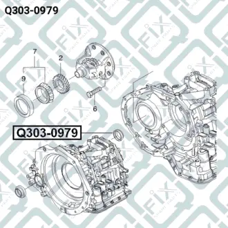 Сальник привода правый Q-FIX Q3030979