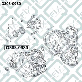 Сальник привода левый Q-FIX Q3030980