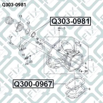 Сальник первичного вала Q-FIX Q3030981