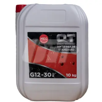 Антифриз QT MEG STANDARD -30 G12 RED 10кг QT-OIL QT5513010