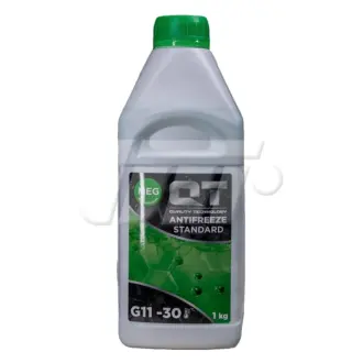 Антифриз QT MEG STANDARD -30 G11 GREEN 1кг QT-OIL QT552301