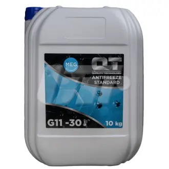 Антифриз QT MEG STANDARD -30 G11 BLUE 10кг QT-OIL QT5533010