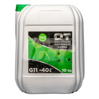Антифриз QT MEG EXTRA -40 G11 GREEN 10кг QT-OIL QT5624010