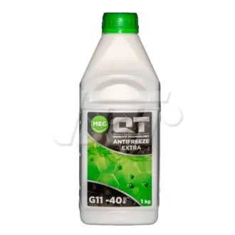 Антифриз QT MEG EXTRA -40 G11 GREEN 1кг QT-OIL QT562401