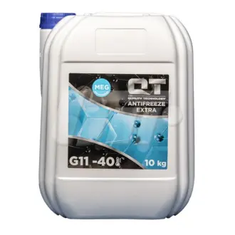 Антифриз QT MEG EXTRA -40 G11 BLUE 10кг QT-OIL QT5634010