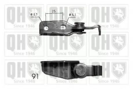 Gas spring, shock absorber. Пружина газовая, амортизатор QUINTON HAZELL 140224