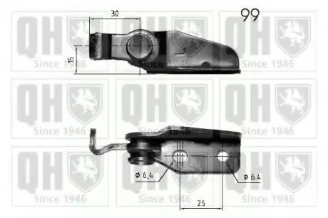 Gas spring, shock absorber. Пружина газовая, амортизатор QUINTON HAZELL 140233