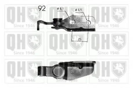 Gas spring, shock absorber. Пружина газовая, амортизатор QUINTON HAZELL 840223